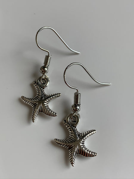 Boucles d’oreilles breloque étoile de mer Comme un ange