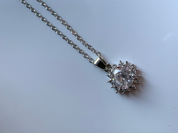 Collier breloque argent Comme un ange