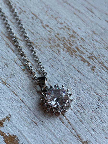 Collier breloque argent Comme un ange
