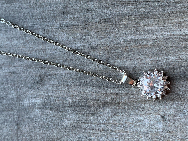 Collier breloque argent Comme un ange
