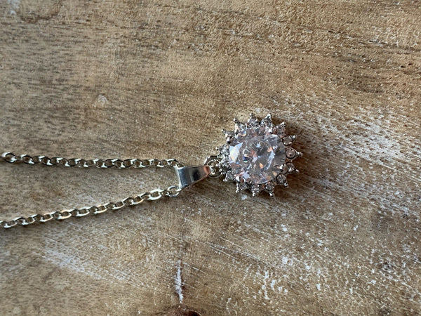 Collier breloque argent Comme un ange