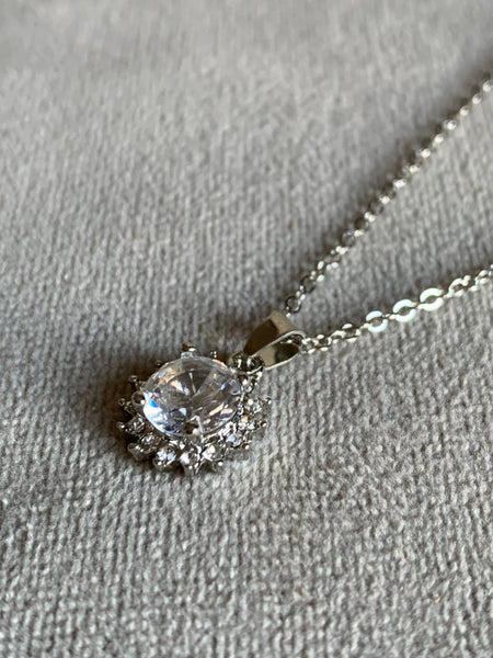 Collier breloque argent Comme un ange