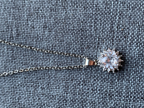 Collier breloque argent Comme un ange