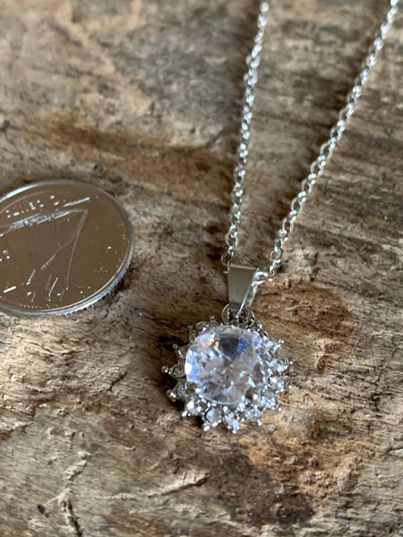 Collier breloque argent Comme un ange