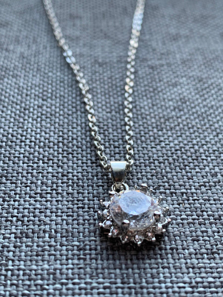 Collier breloque argent Comme un ange