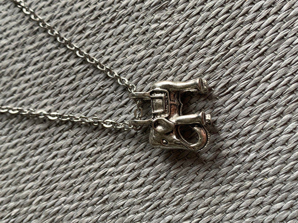 Collier breloque éléphant argent Comme un ange
