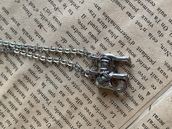 Collier breloque éléphant argent Comme un ange