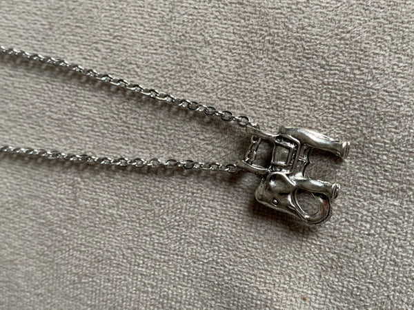 Collier breloque éléphant argent Comme un ange