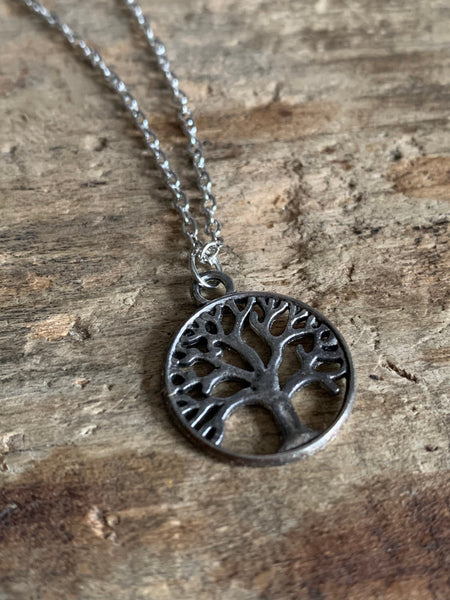 Collier breloque arbre de vie. Chaîne stainless Comme un ange
