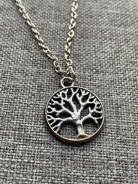 Collier breloque arbre de vie. Chaîne stainless Comme un ange