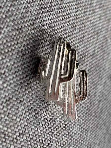 Boucles d’oreilles breloque cactus argent Comme un ange