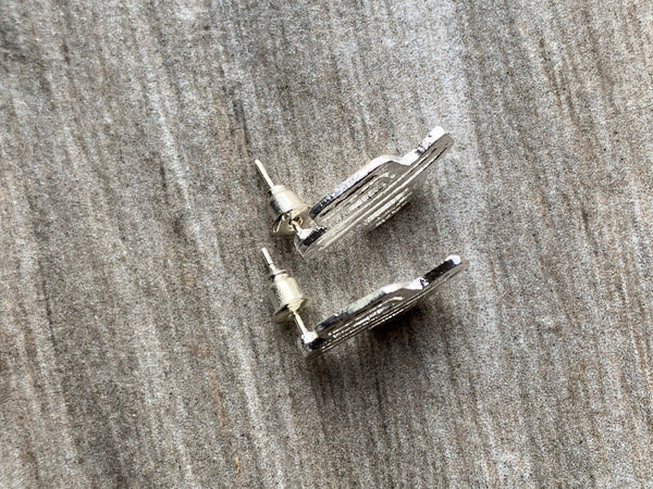 Boucles d’oreilles breloque cactus argent Comme un ange
