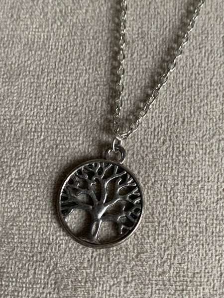 Collier breloque arbre de vie. Chaîne stainless Comme un ange