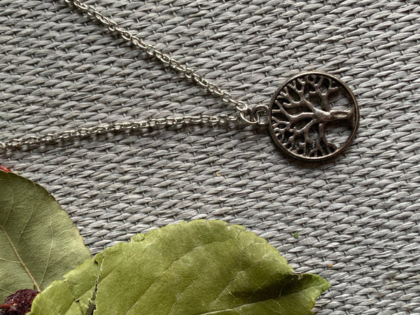 Collier breloque arbre de vie. Chaîne stainless Comme un ange