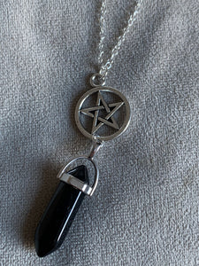 pendulum gemstone divination  pendulum witch yes no question pendulum dowsing tool gift for mom spiritual Wiccan jewelry chakras healing zen