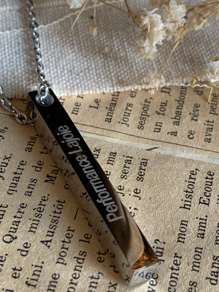 Collier tu es maître de ton succès Comme un ange