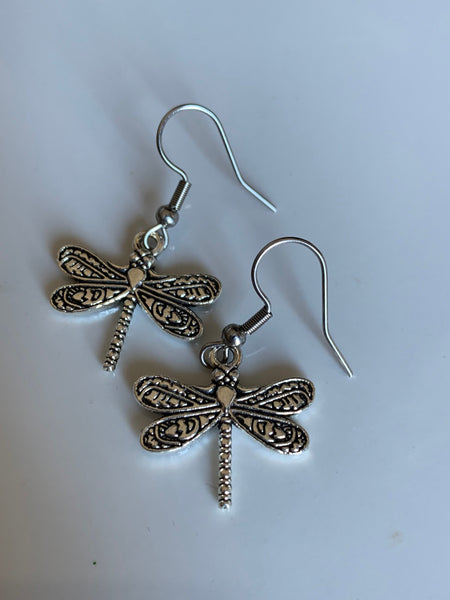 Boucles d’oreilles  libellule