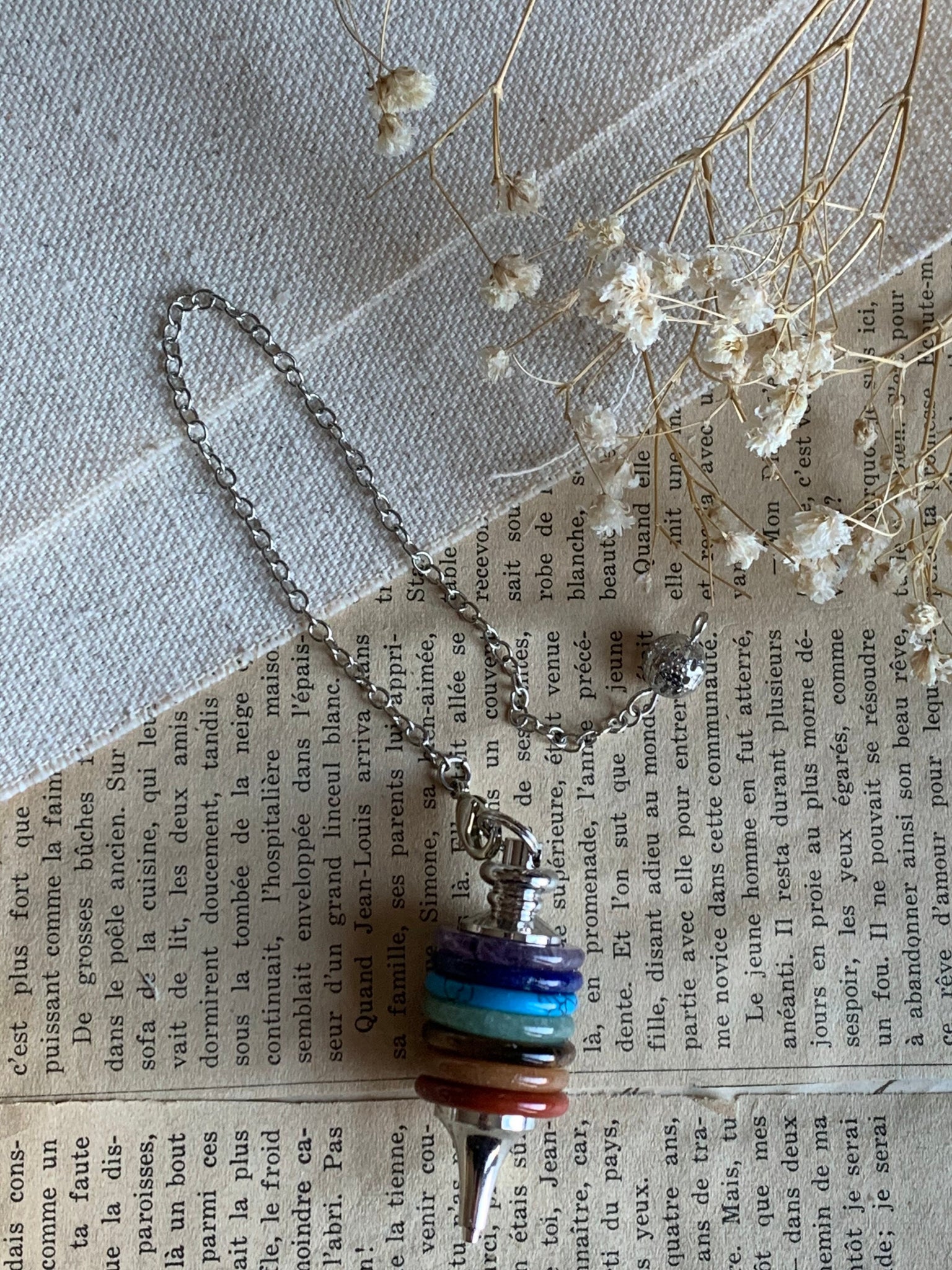 Pendule chakras soin reiki soin énergie Comme un ange