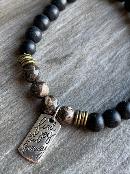 Bracelet find joy into your journey Comme un ange