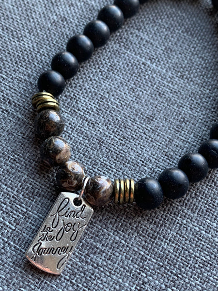 Bracelet find joy into your journey Comme un ange