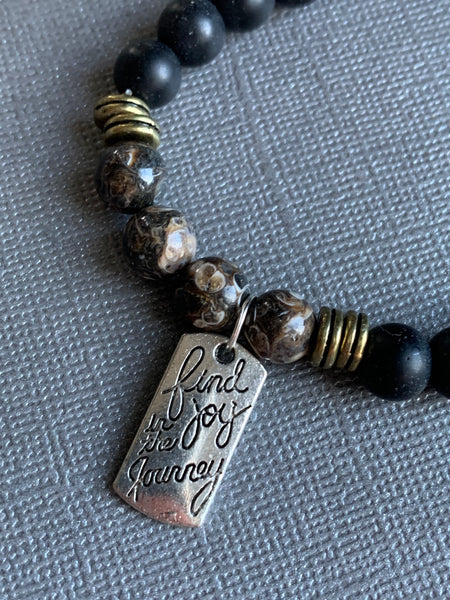 Bracelet find joy into your journey Comme un ange