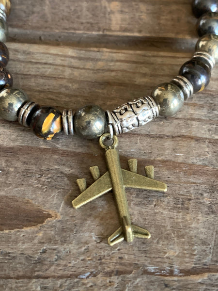 Bracelet masculin voyage Comme un ange