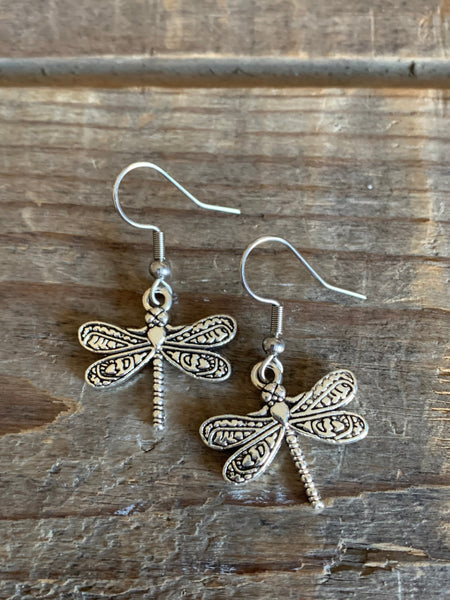 Boucles d’oreilles  libellule Comme un ange