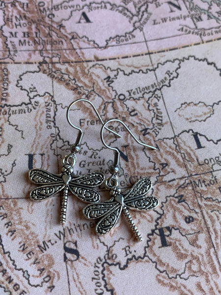 Boucles d’oreilles  libellule Comme un ange