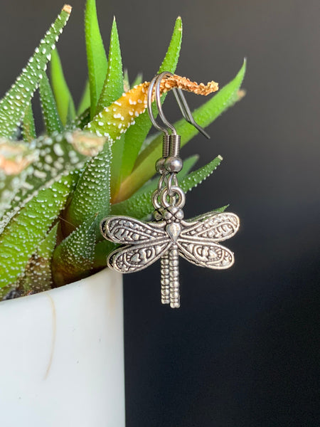 Boucles d’oreilles  libellule Comme un ange