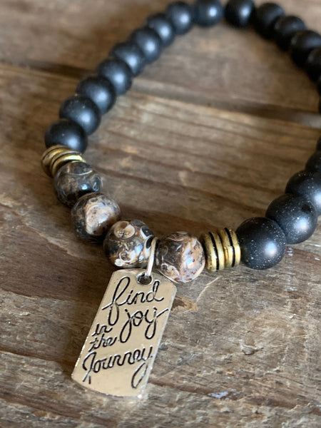 Bracelet find joy into your journey Comme un ange