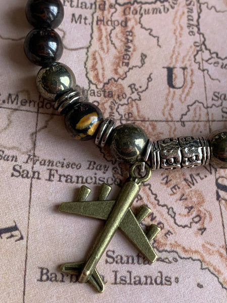 Bracelet masculin voyage Comme un ange
