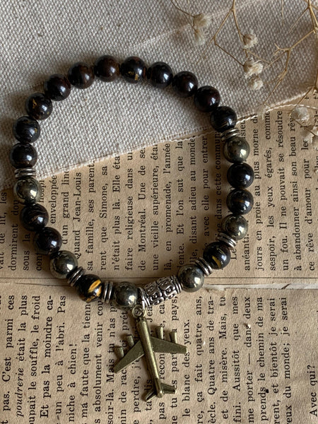 Bracelet masculin voyage Comme un ange