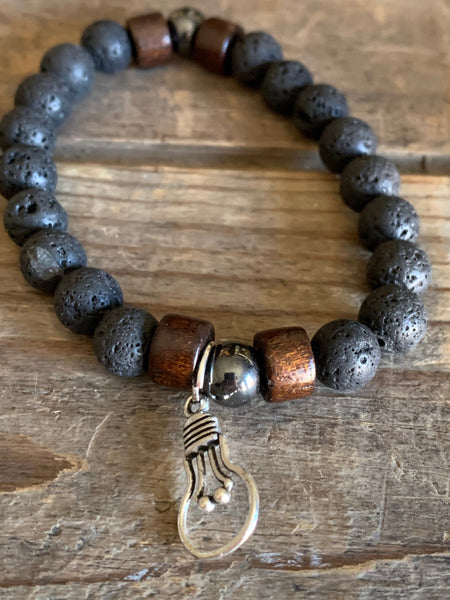 Bracelet cuir  idée de génie Comme un ange