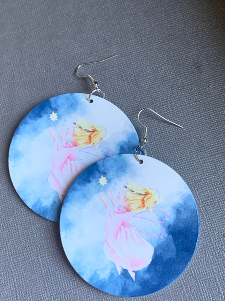 Boucles oreilles petit ange protecteur Comme un ange