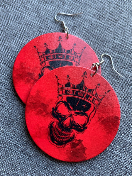 Boucles oreilles Skull tête de squelette Comme un ange