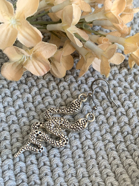 Boucles oreilles serpent Comme un ange