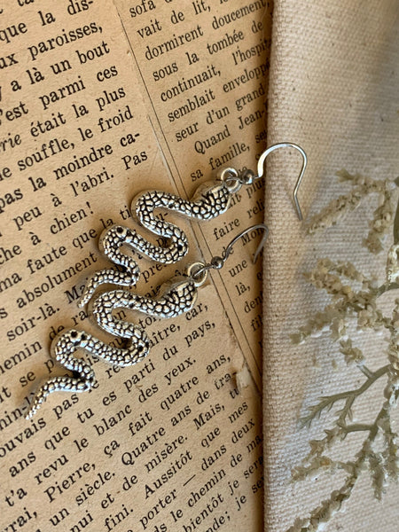 Boucles oreilles serpent Comme un ange
