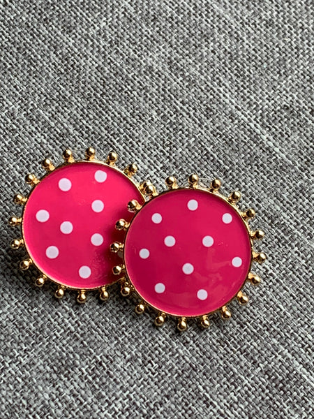 Cabochon virus rose Comme un ange