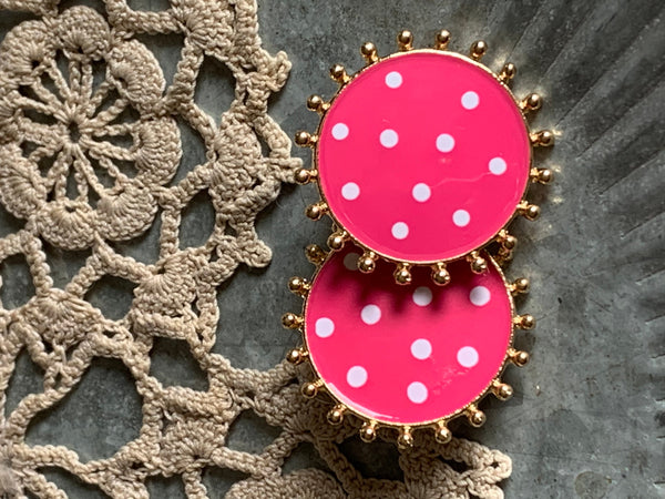 Cabochon virus rose Comme un ange