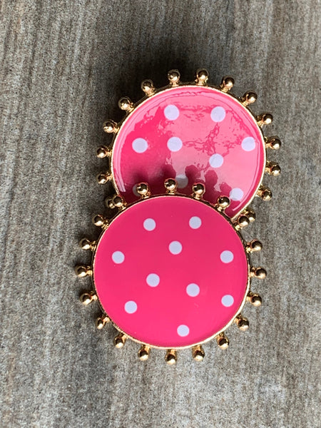 Cabochon virus rose Comme un ange