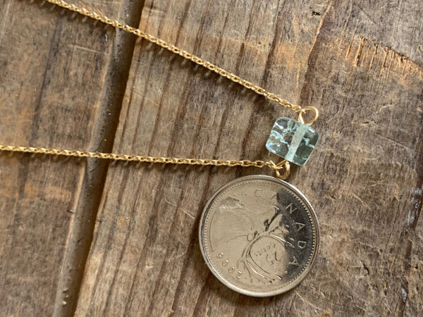 Collier pierre de mer Comme un ange