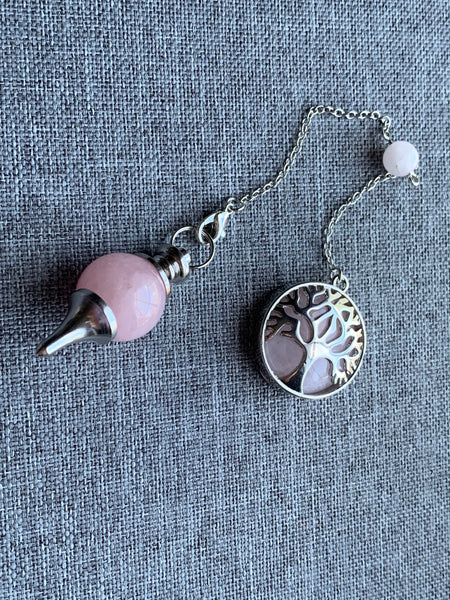 Pendule pierre quartz  pendulum mystique énergie positive reiki breloque capteur de rêve Comme un ange