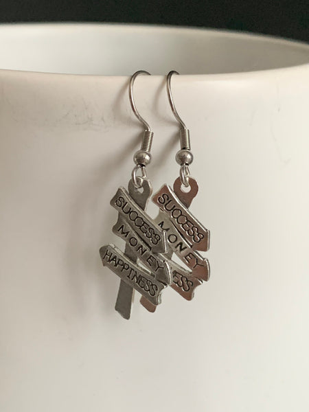 Boucles d’oreilles succes hapiness Money Comme un ange