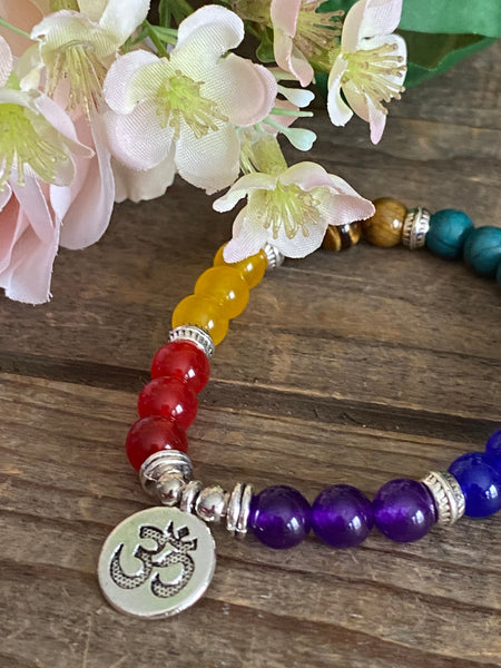 Bracelet 7 chakras Comme un ange