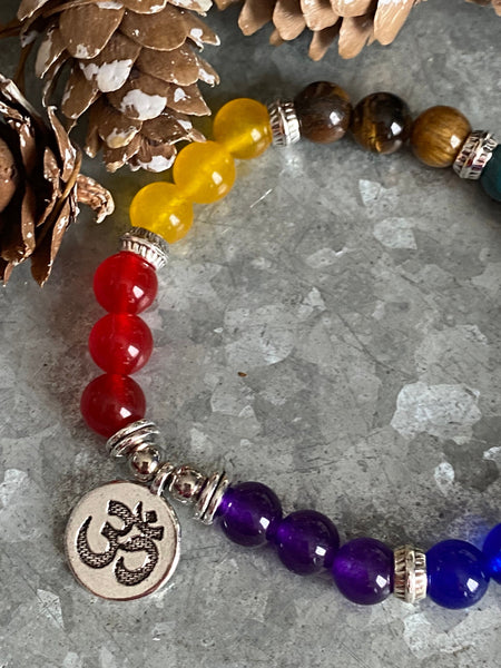 Bracelet 7 chakras Comme un ange