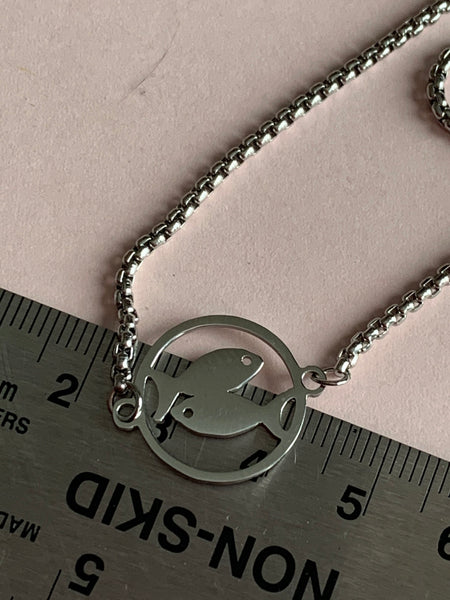 Bracelet stainless signe zodiaque poisson Comme un ange