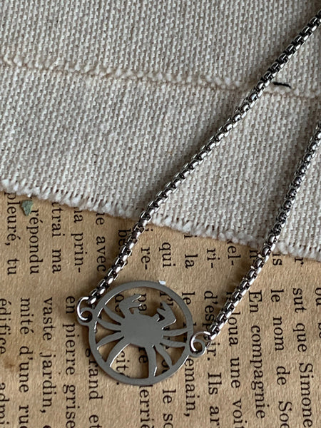 Bracelet stainless signe zodiaque Cancer Comme un ange
