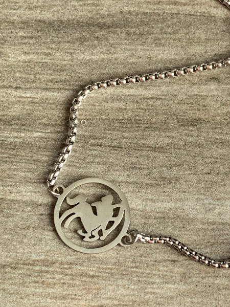 Bracelet stainless signe zodiaque Sagittaire Comme un ange