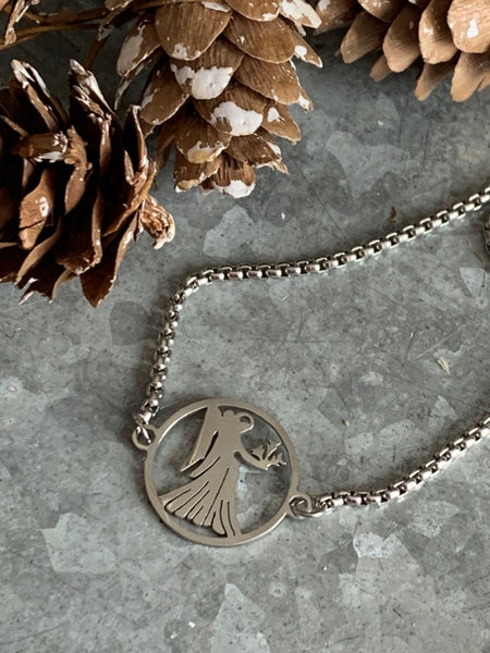 Bracelet stainless signe zodiaque Vierge Comme un ange