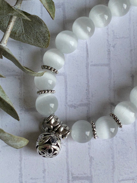 Bracelet quartz blanc Comme un ange